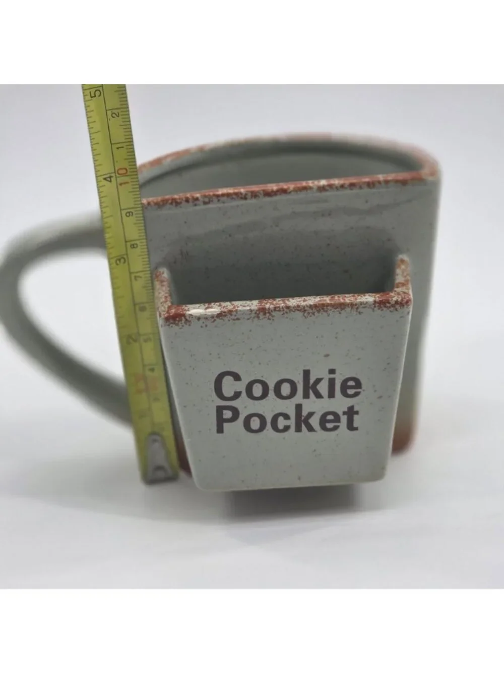 Cookie Pocket Mug-High Heat Resistant Ceramic, for Coffee, Tea, Cocoa 10oz
